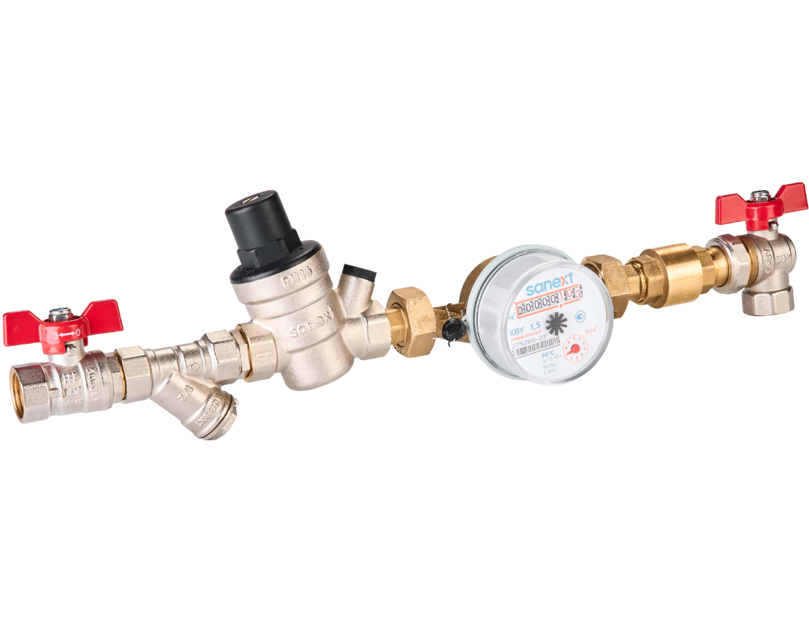 Квартирный водомерный <b>узел</b> SANEXT