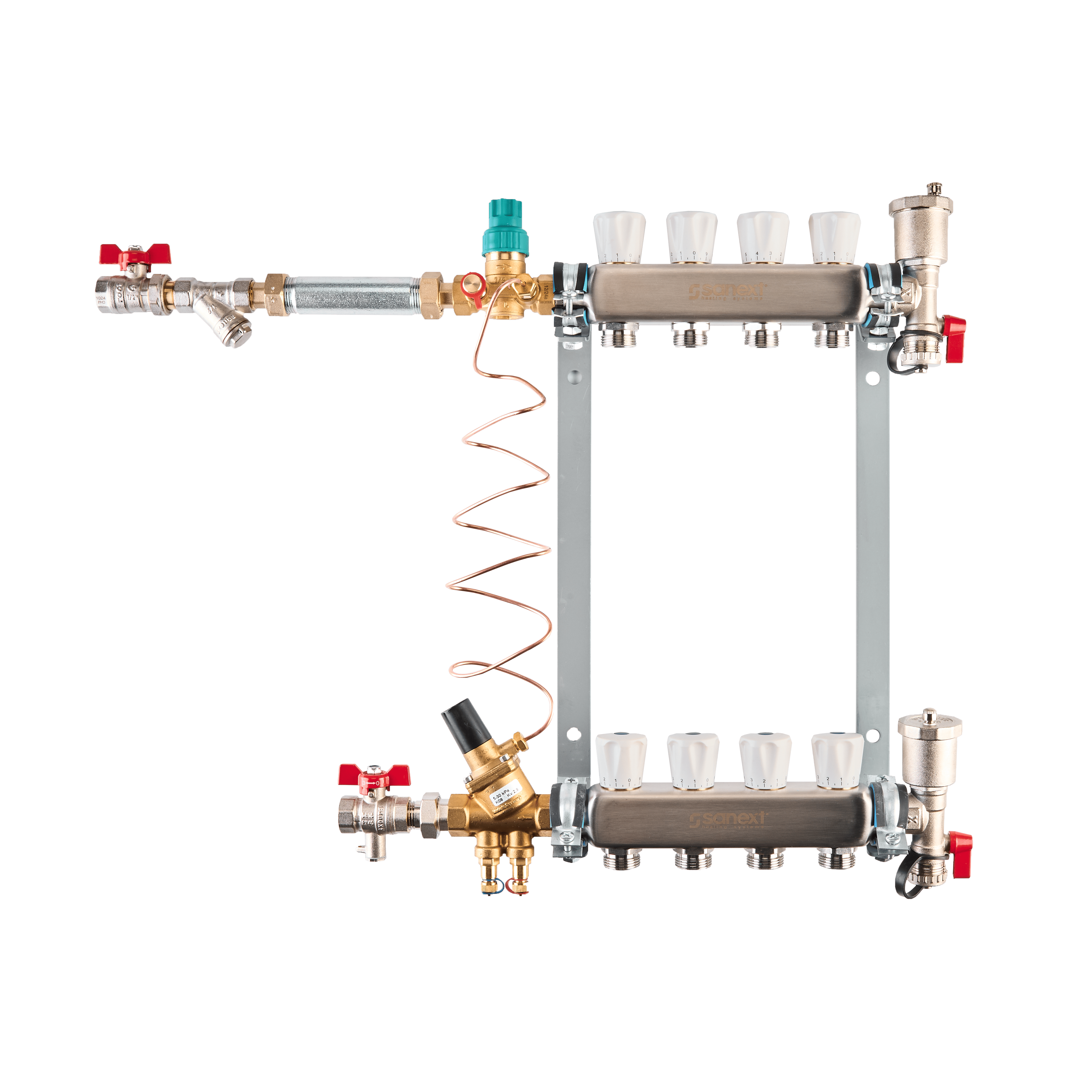 Распределительный коллекторный <b>узел</b> SANEXT «Квартирный»