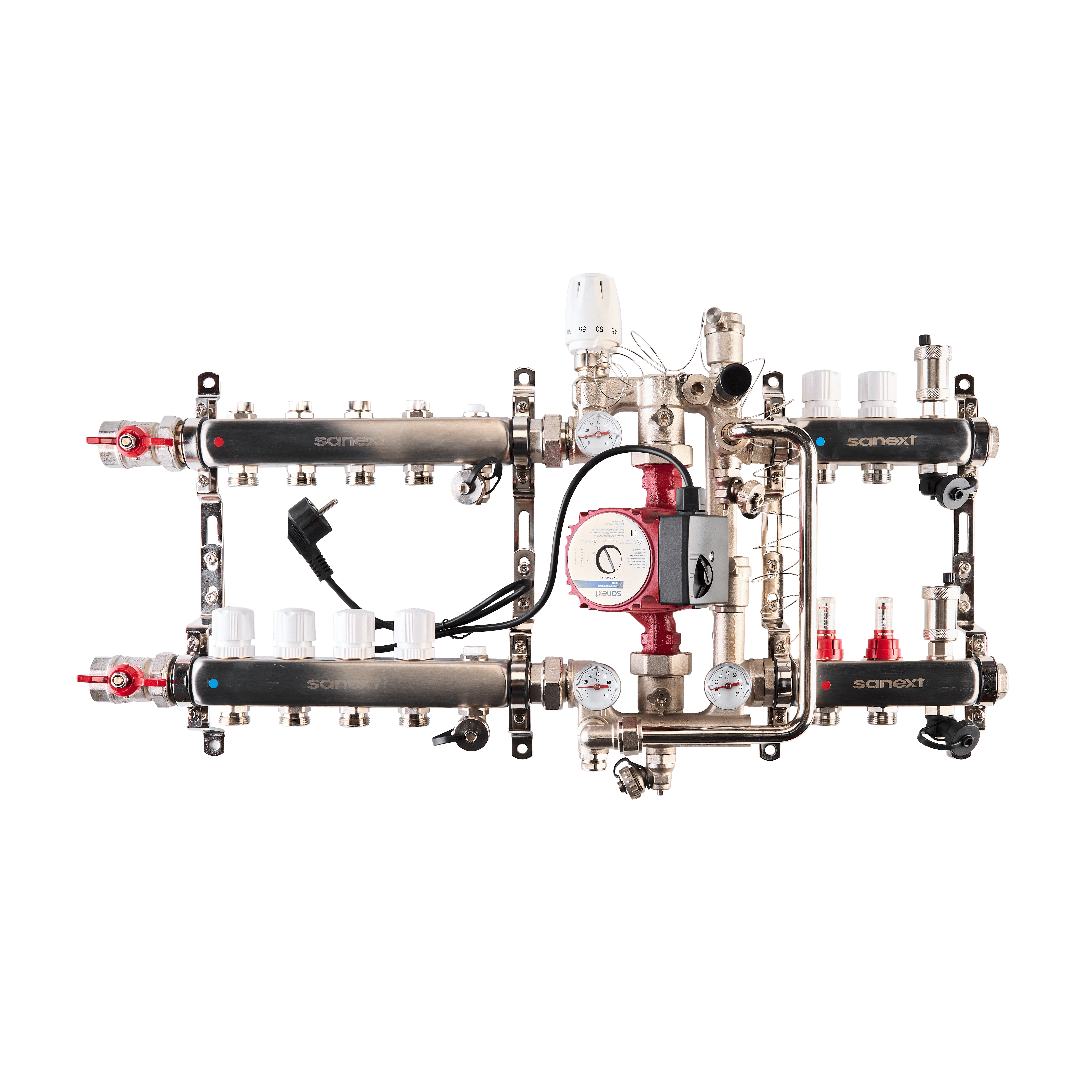 РКУ SANEXT «Теплый пол» с насосно-смесительным узлом MU-C