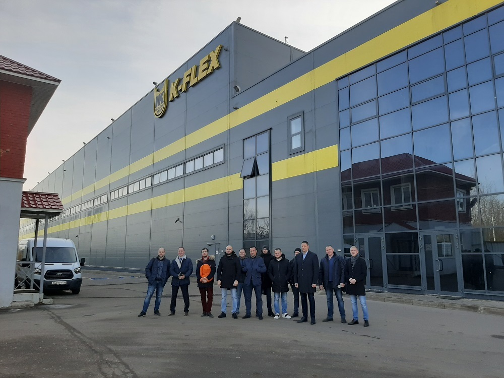 <b>По</b>сещение производства компании K-FLEX