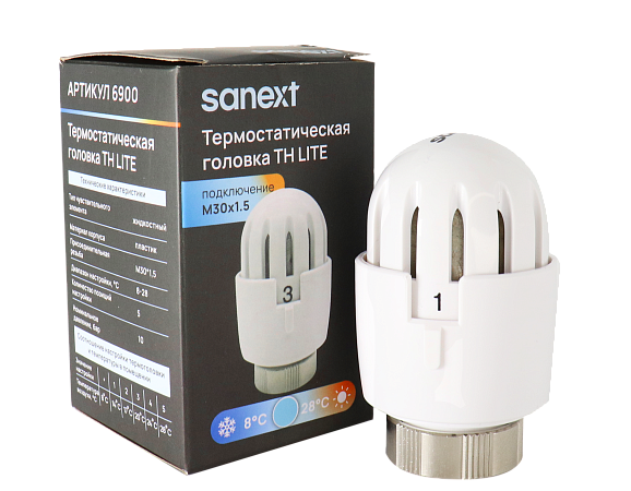 Термостатическая головка SANEXT TH M30 x1.5 LITE (6900) - Изображение 4