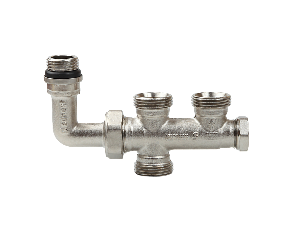 Узел бокового подключения радиатора НР 1/2" x ВР 3/4" Евроконус SANEXT (4963) - Изображение 2