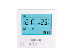 Термостат программируемый, LCD, SANEXT (6988)