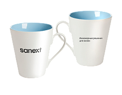 Кружка SANEXT белая