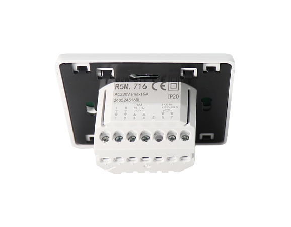 Термостат программируемый универсальный, для водного и электрического тёплого пола с выносным датчиком SANEXT (6989) - Изображение 3