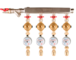 Распределительный коллекторный узел SANEXT для водоснабжения