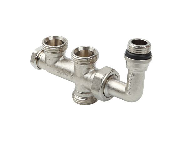 Узел бокового подключения радиатора НР 1/2" x ВР 3/4" Евроконус SANEXT (4963) - Изображение 5