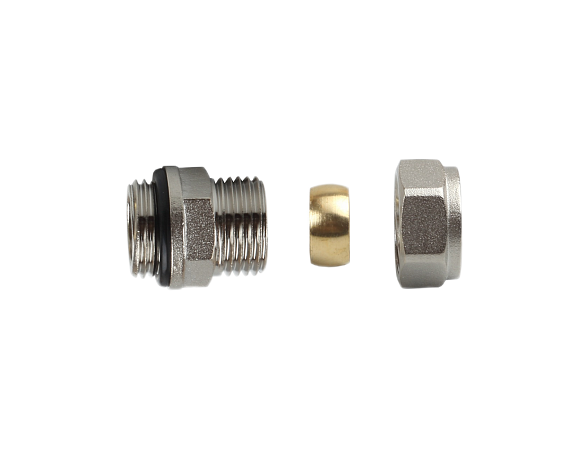 Фитинг подключения L и T-образной медной трубки D15-G1/2" с рез. уплотнит. SANEXT (4938) - Изображение 4