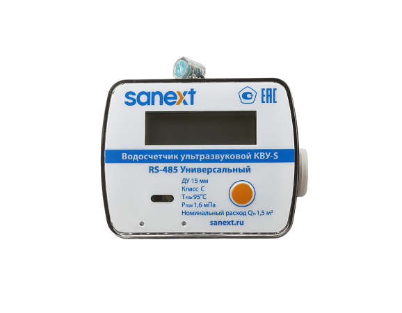 Счетчик воды SANEXT Ультразвуковой КВУ-S 1,5-110 RS-485 (7530) - Изображение 1
