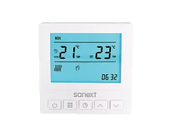 Термостат программируемый, LCD, SANEXT (6988)