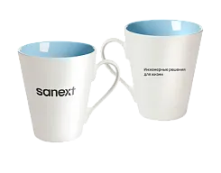 Кружка SANEXT белая
